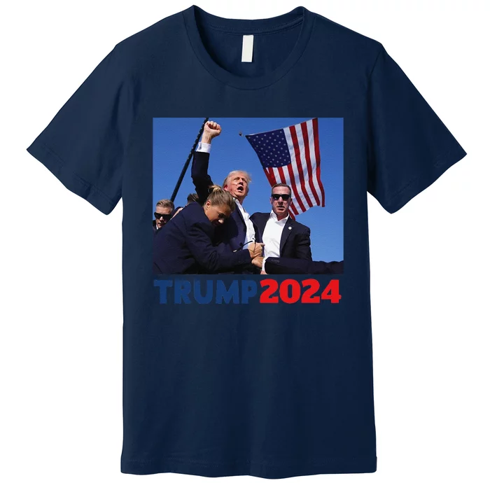 Trump Pa Rally Pennsylvania Rally Trump 2024 Premium T-Shirt