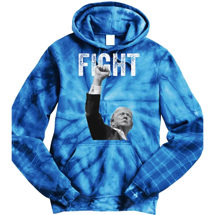 Trump Pennsylvania Rally Fight! Tie Dye Hoodie