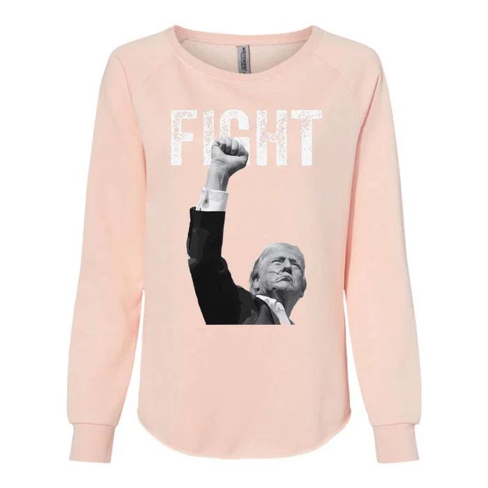 Trump Pennsylvania Rally Fight! Womens California Wash Sweatshirt