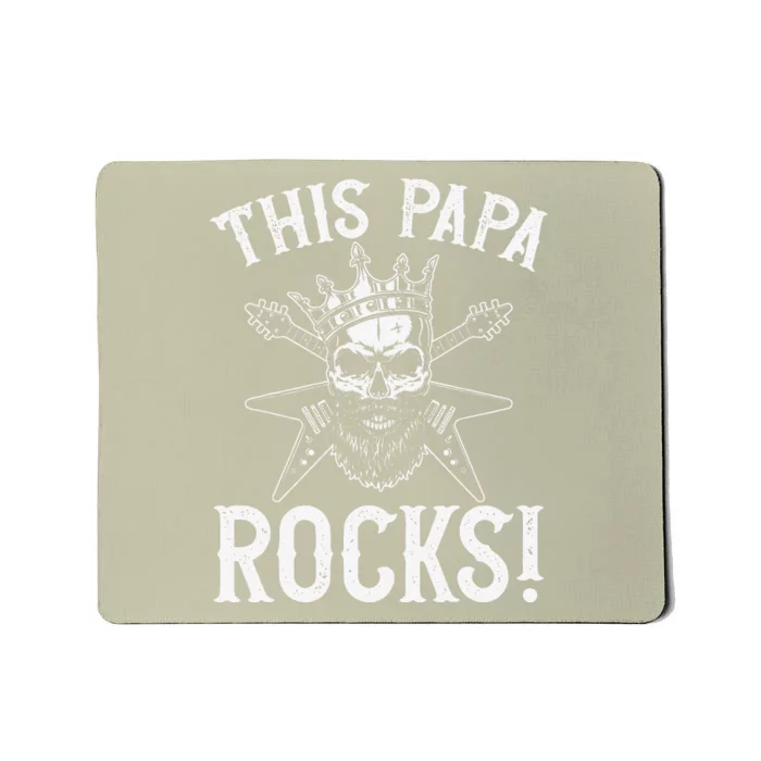 This Papa Rocks! Father  Fatherhood Fathers Day Mousepad