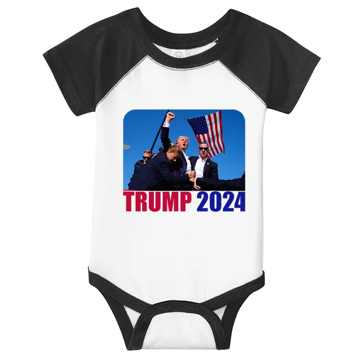 Trump Pennsylvania Rally Shooting Not Today Infant Baby Jersey Bodysuit