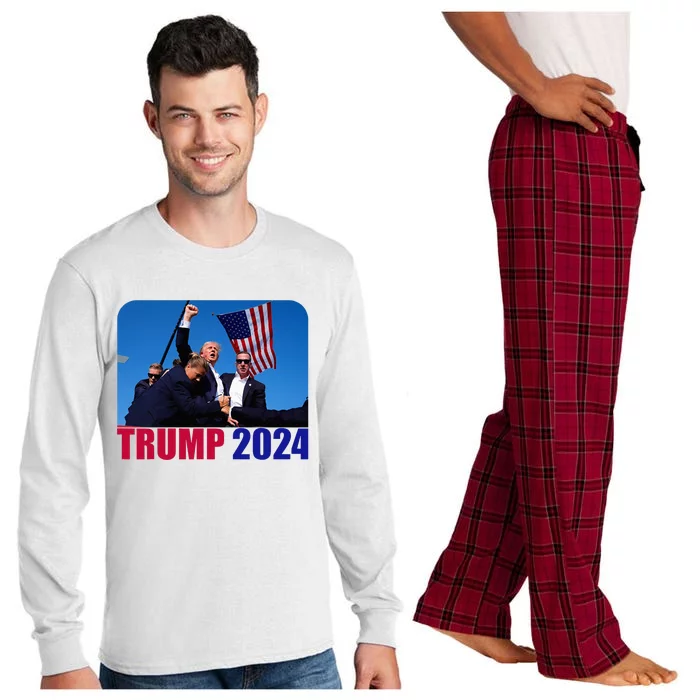 Trump Pennsylvania Rally Shooting Not Today Long Sleeve Pajama Set