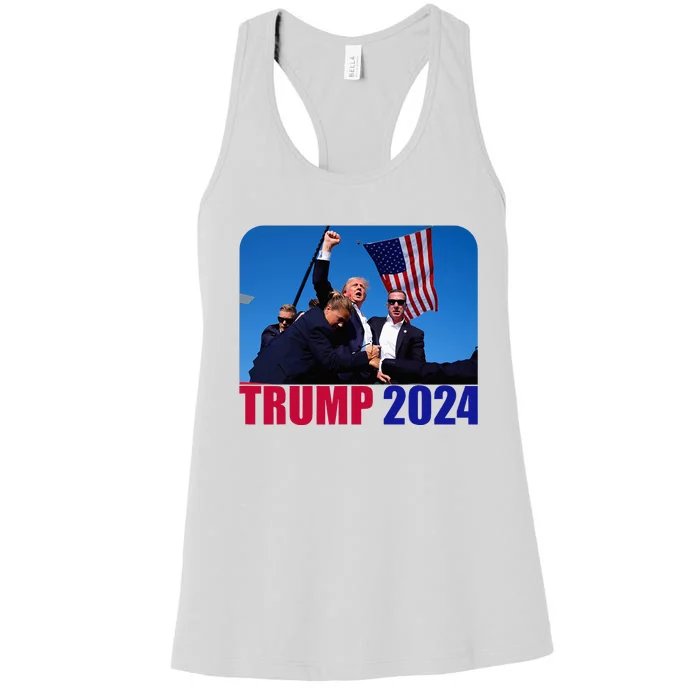 Trump Pennsylvania Rally Shooting Not Today Women's Racerback Tank