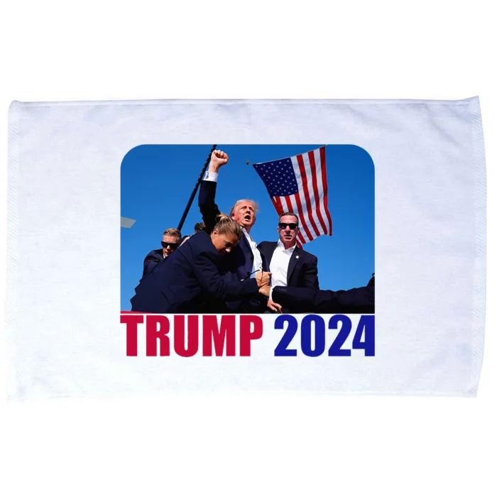 Trump Pennsylvania Rally Shooting Not Today Microfiber Hand Towel