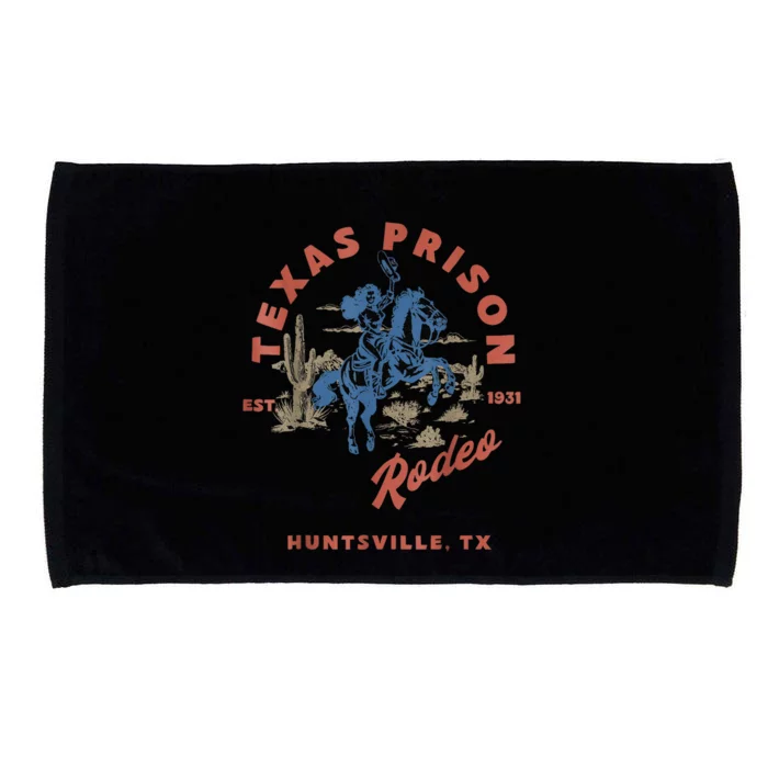 Texas Prison Rodeo Cowboy Western Microfiber Hand Towel