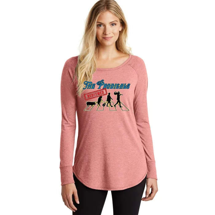 The Prodigals Redeemed Oldies Band From Colorado Women's Perfect Tri Tunic Long Sleeve Shirt