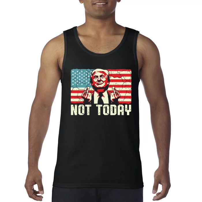 Trump Pennsylvania Rally Shooting Not Today Tank Top