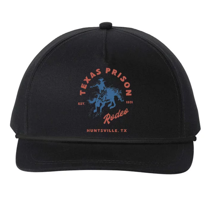 Texas Prison Rodeo Cowboy Western Gift Snapback Five-Panel Rope Hat