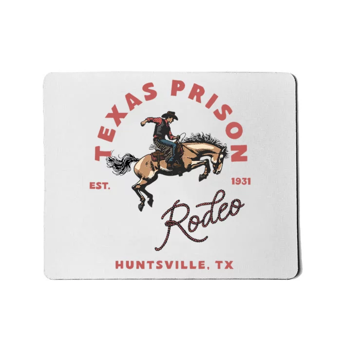 Texas Prison Rodeo Cowboy Western Mousepad