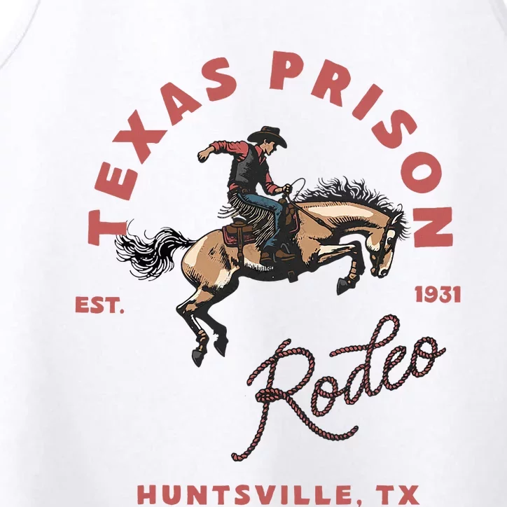 Texas Prison Rodeo Cowboy Western Performance Tank