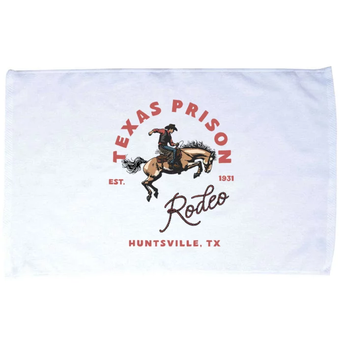 Texas Prison Rodeo Cowboy Western Microfiber Hand Towel