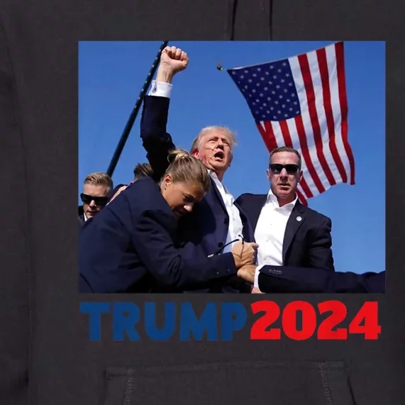 Trump Pa Rally Pennsylvania Rally Trump 2024 Premium Hoodie