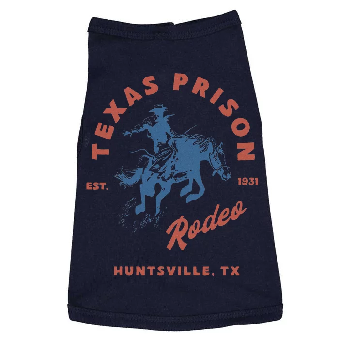 Texas Prison Rodeo Cow Western Doggie Tank