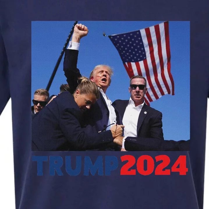 Trump Pa Rally 2024 Bold Election Design Sueded Cloud Jersey T-Shirt