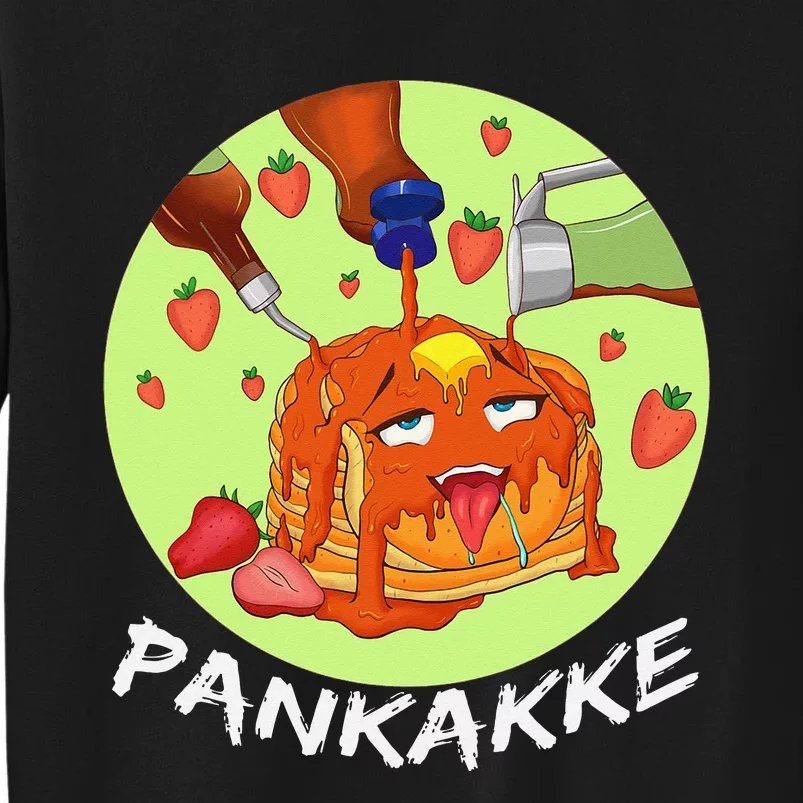 This pancake REALLY loves syrup! Funny anime food pun Sweatshirt