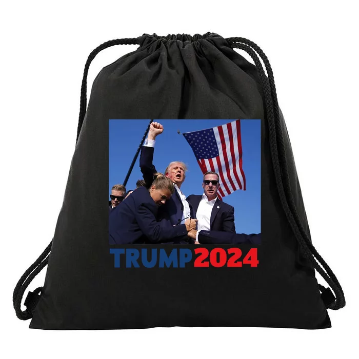 Trump Pa Rally Pennsylvania Rally Trump 2024 Drawstring Bag