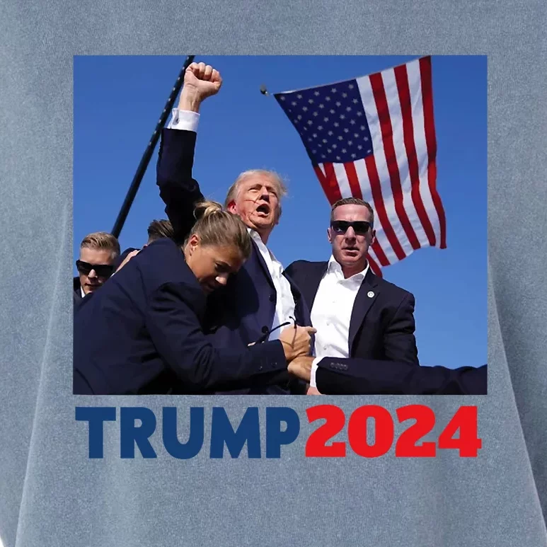 Trump Pa Rally Pennsylvania Rally Trump 2024 Garment-Dyed Women's Muscle Tee