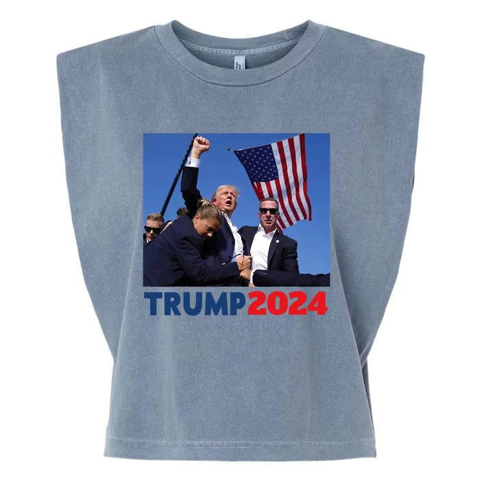 Trump Pa Rally Pennsylvania Rally Trump 2024 Garment-Dyed Women's Muscle Tee