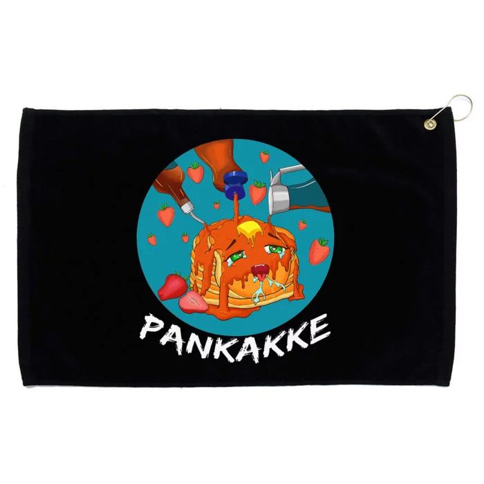 This Pancake REALLY Loves Syrup! Funny Anime Food Pun Grommeted Golf Towel