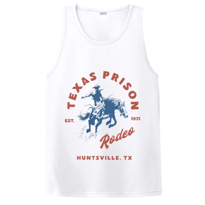 Texas Prison Rodeo Cowboy Western Performance Tank