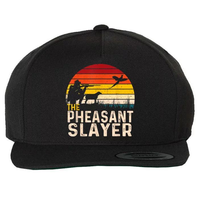 The Pheasant Slayer Vintage Wool Snapback Cap