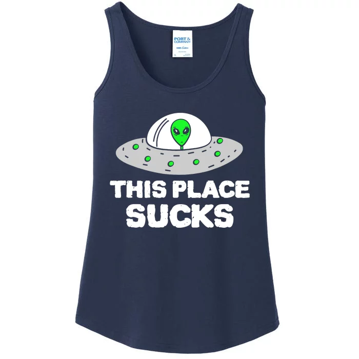 This Place Sucks Ladies Essential Tank