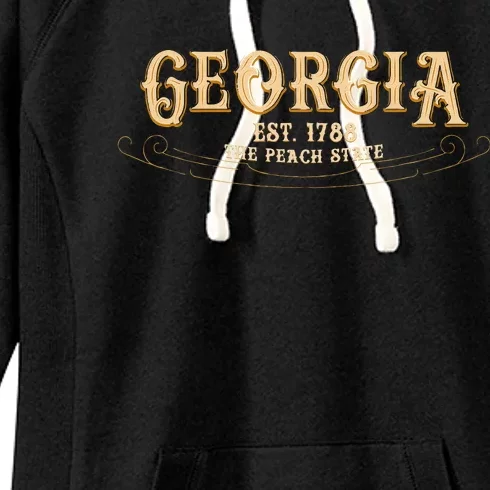 The Peach State Georgia Women's Fleece Hoodie