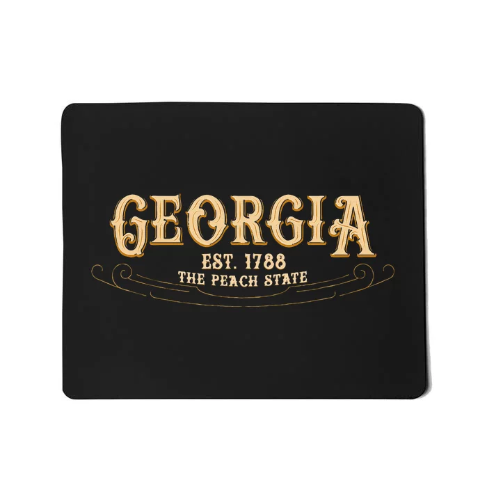 The Peach State Georgia Mousepad