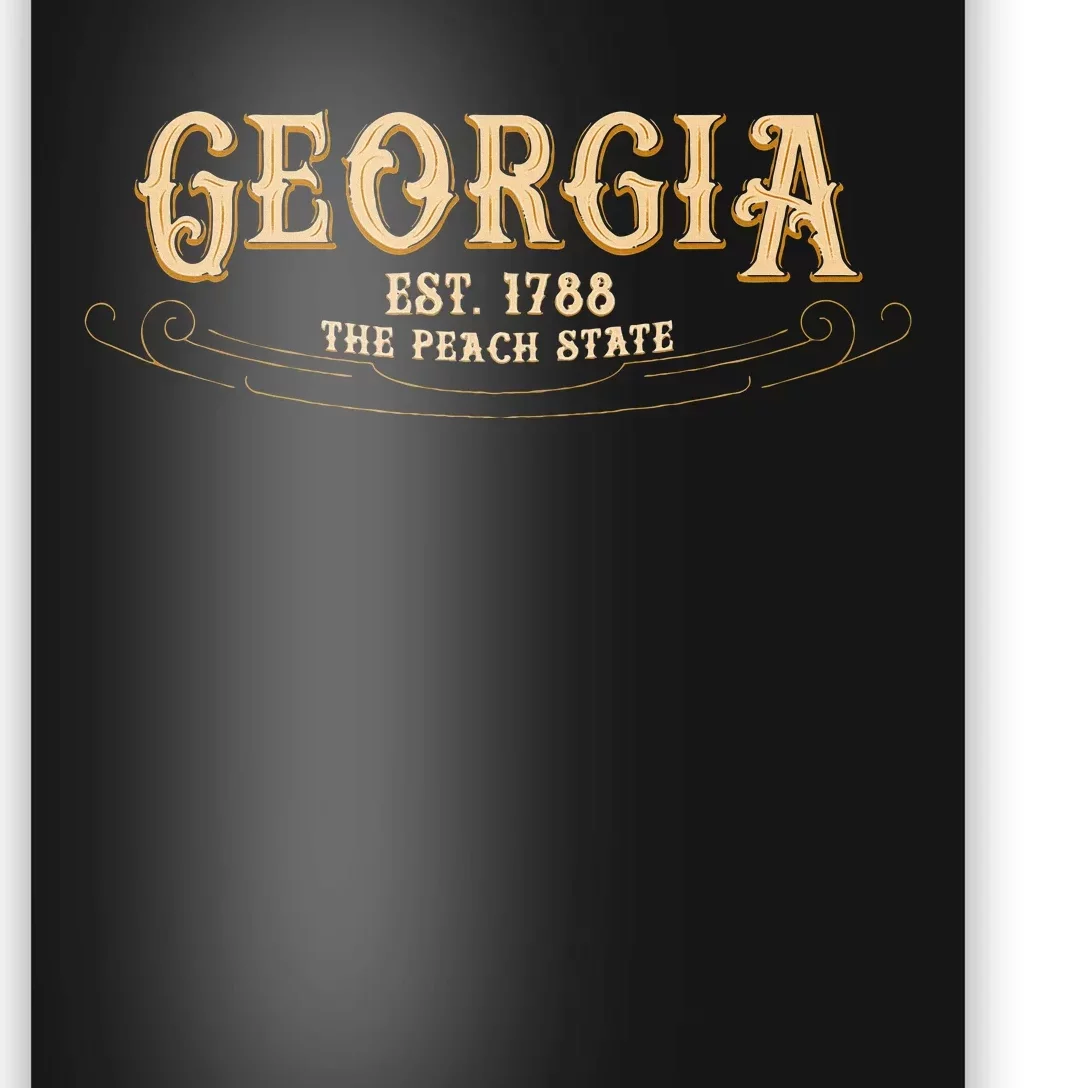 The Peach State Georgia Poster