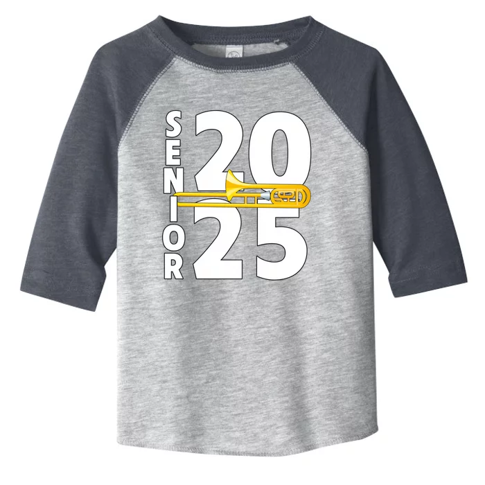 Trombone Player Senior Class Of 2025 Marching Band Student Great Gift Toddler Fine Jersey T-Shirt