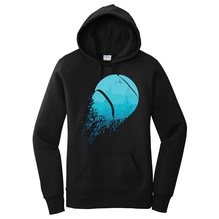 Tennis Player Sports Vintage Tennis Women's Pullover Hoodie