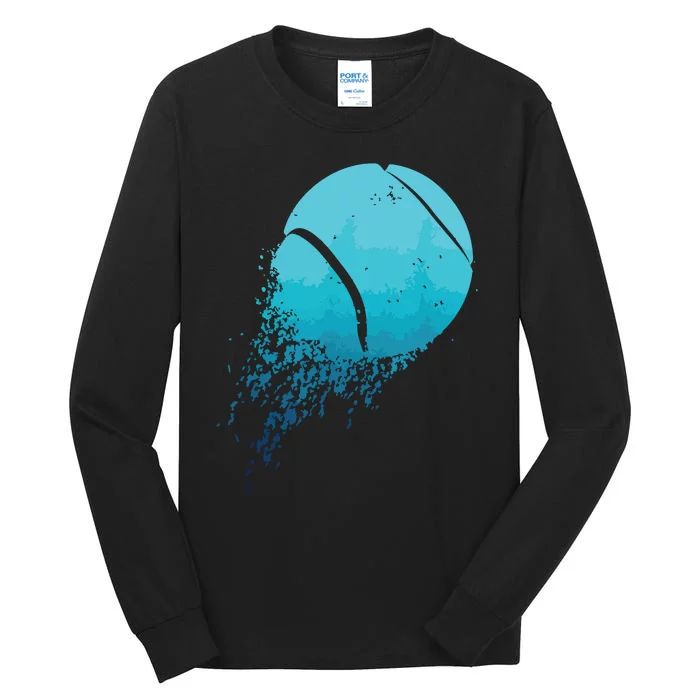 Tennis Player Sports Vintage Tennis Tall Long Sleeve T-Shirt