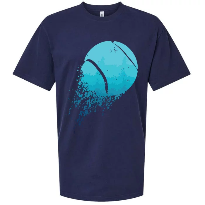 Tennis Player Sports Vintage Tennis Sueded Cloud Jersey T-Shirt