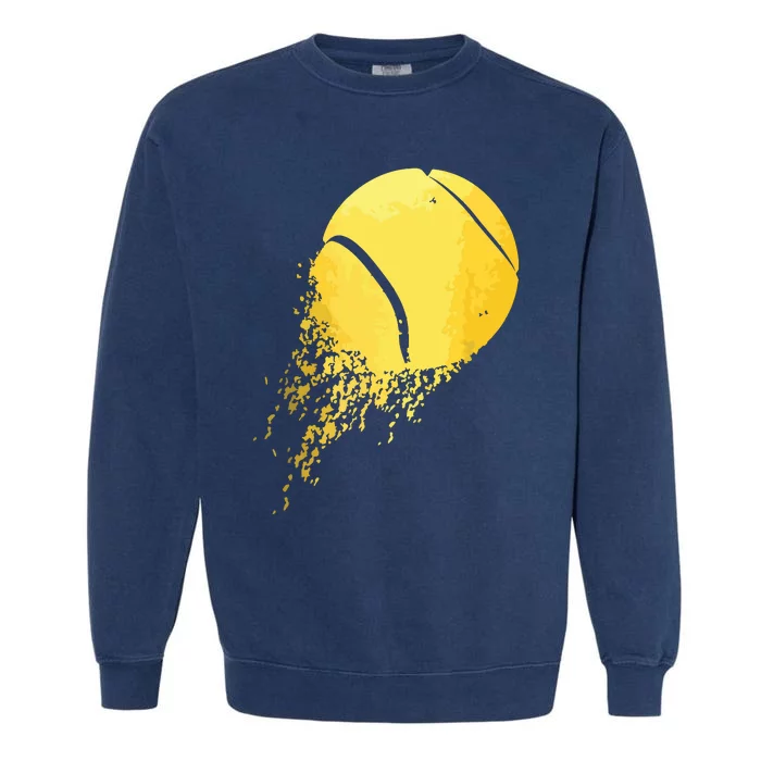 Tennis Player Sports Vintage Tennis Garment-Dyed Sweatshirt