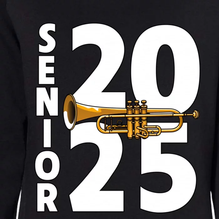 Trumpet Player Senior Class Of 2025 Marching Band Student Gift Womens California Wash Sweatshirt