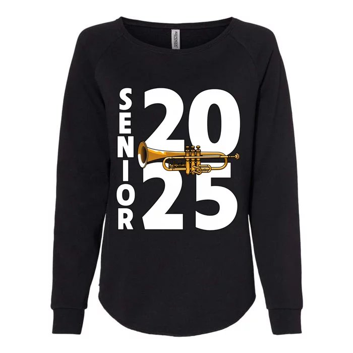 Trumpet Player Senior Class Of 2025 Marching Band Student Gift Womens California Wash Sweatshirt