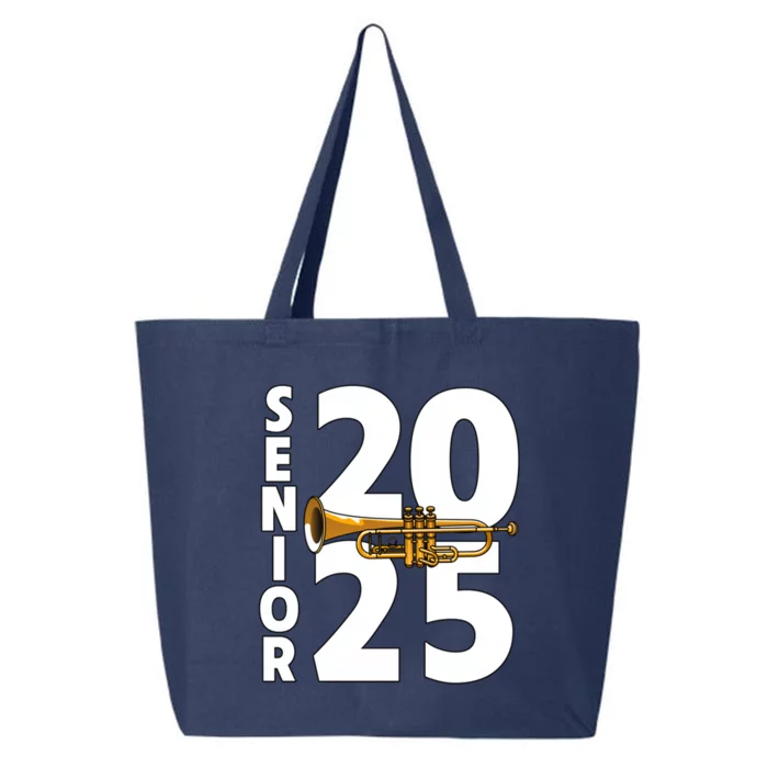 Trumpet Player Senior Class Of 2025 Marching Band Student Gift 25L Jumbo Tote