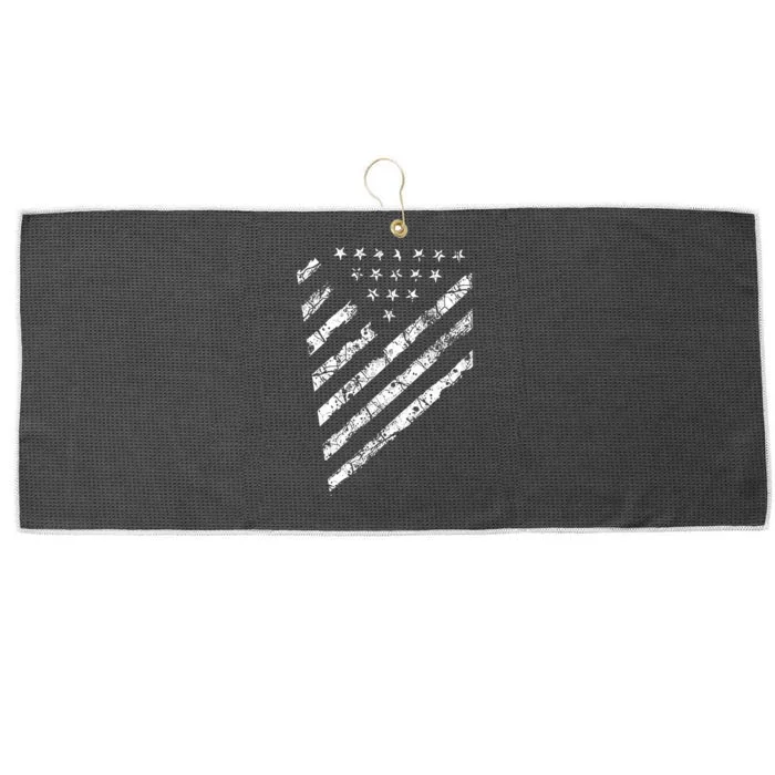 Tactical Pro Supply Patriotic American Flag Large Microfiber Waffle Golf Towel