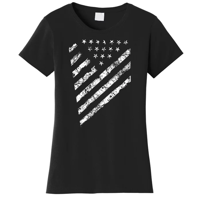 Tactical Pro Supply Patriotic American Flag Women's T-Shirt