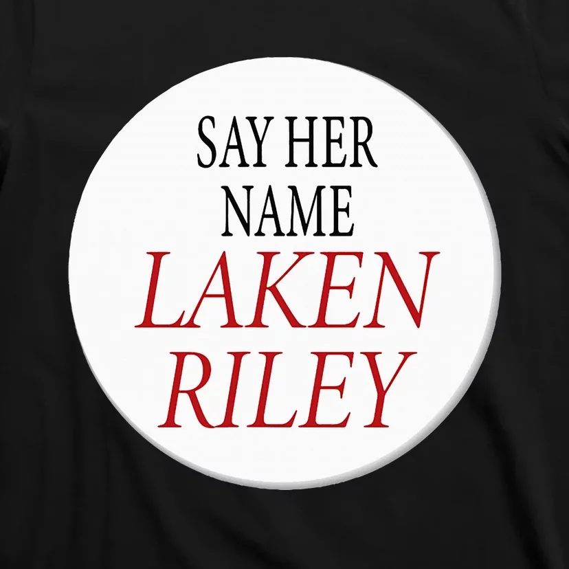 The Phrase Say Her Name Laken Riley T-Shirt