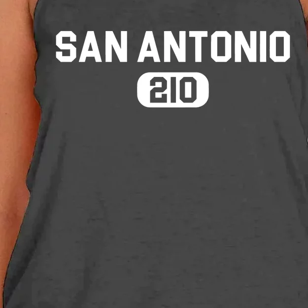 Tony Parker San Antonio 210 Women's Knotted Racerback Tank