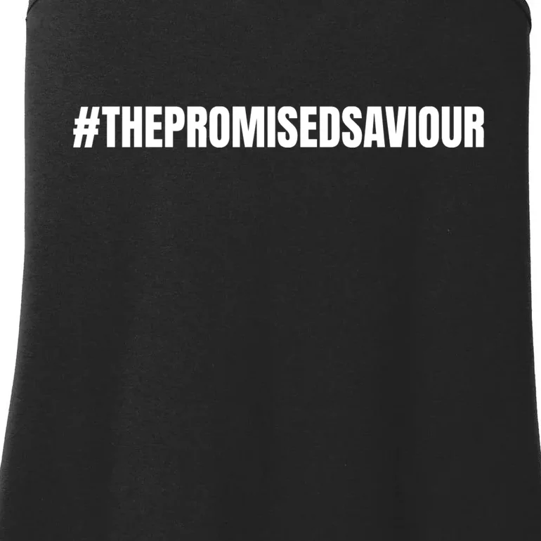 The Promised Saviour #Thepromisedsaviour Jesus Pray Peace Love Ladies Essential Tank