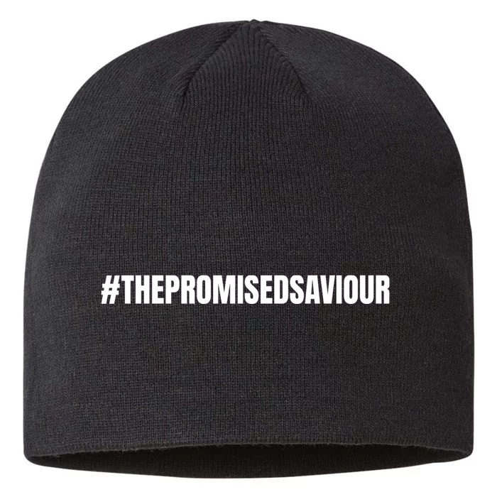 The Promised Saviour #Thepromisedsaviour Jesus Pray Peace Love 8 1/2in Sustainable Knit Beanie