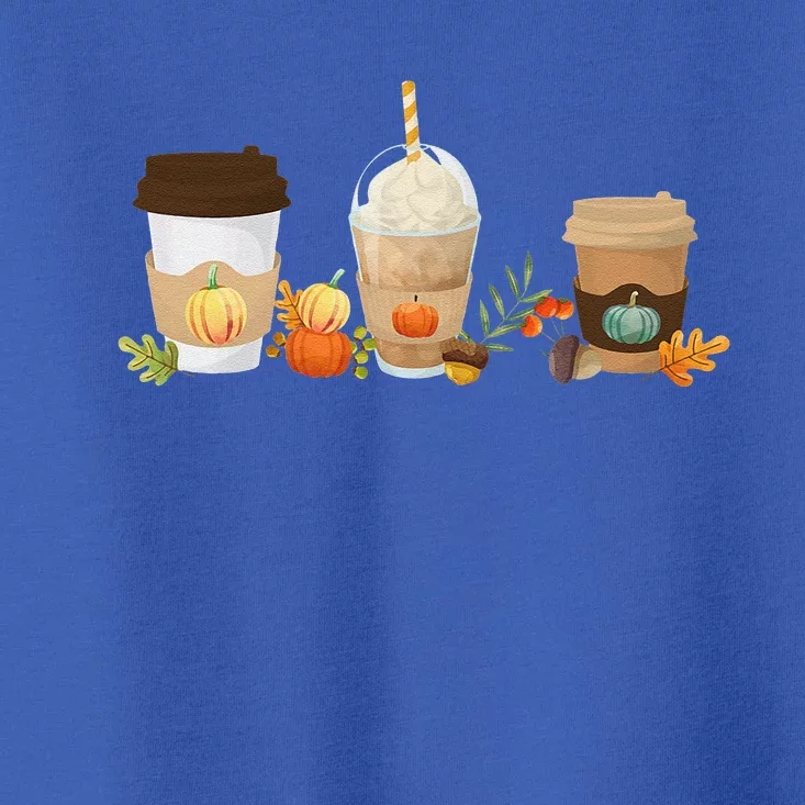 Thanksgiving Pumpkin Spice Coffee Drinker Toddler T-Shirt