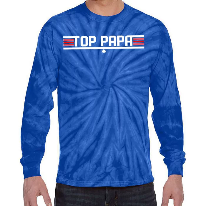 Top Papa S Gift Great Gift Tie-Dye Long Sleeve Shirt