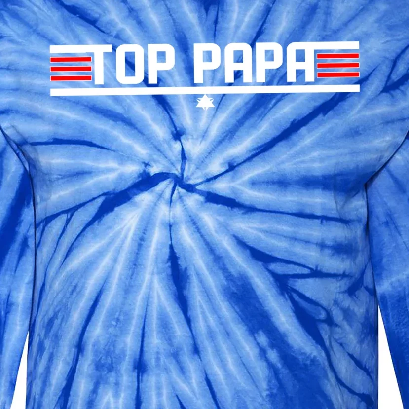 Top Papa S Gift Great Gift Tie-Dye Long Sleeve Shirt