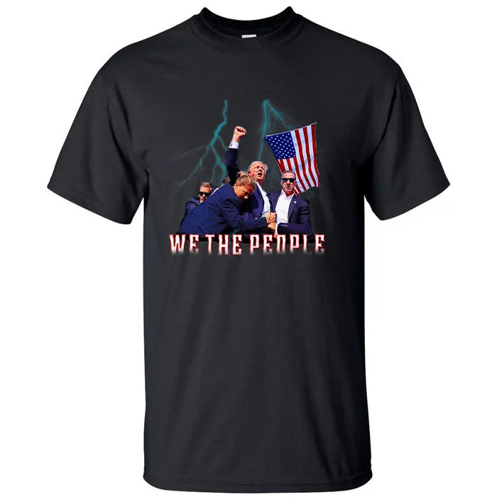 Trump Pennsylvania Shot Rally Attempted Ear July 13th Tall T-Shirt