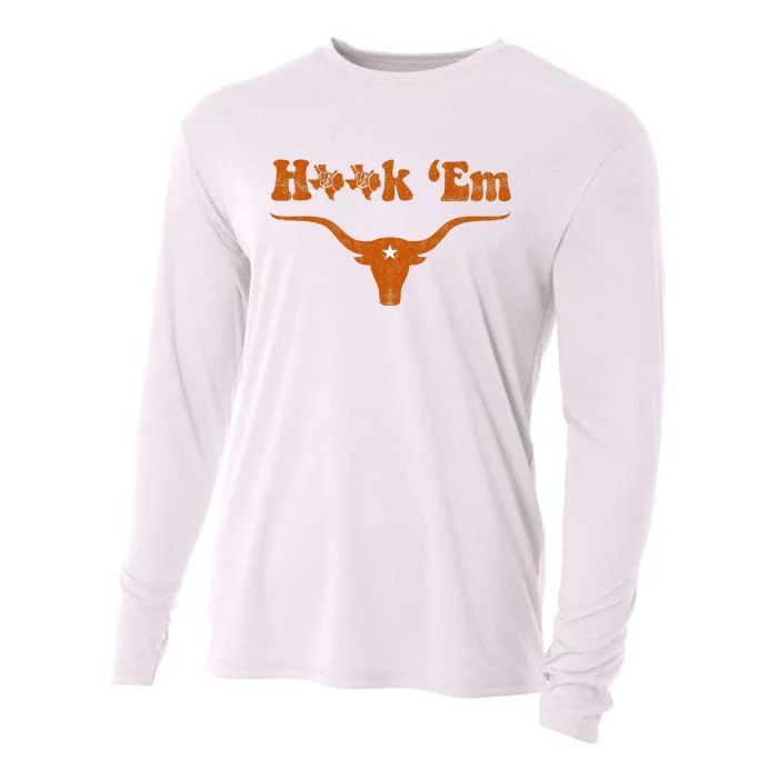 Texas Pride State Usa Alright Alright Alright Cooling Performance Long Sleeve Crew