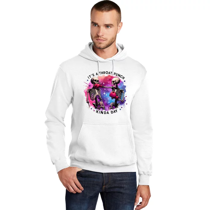 Throat Punch Skeletons Funny Boxing Day Hoodie