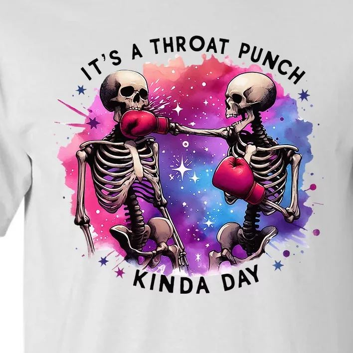 Throat Punch Skeletons Funny Boxing Day Tall T-Shirt